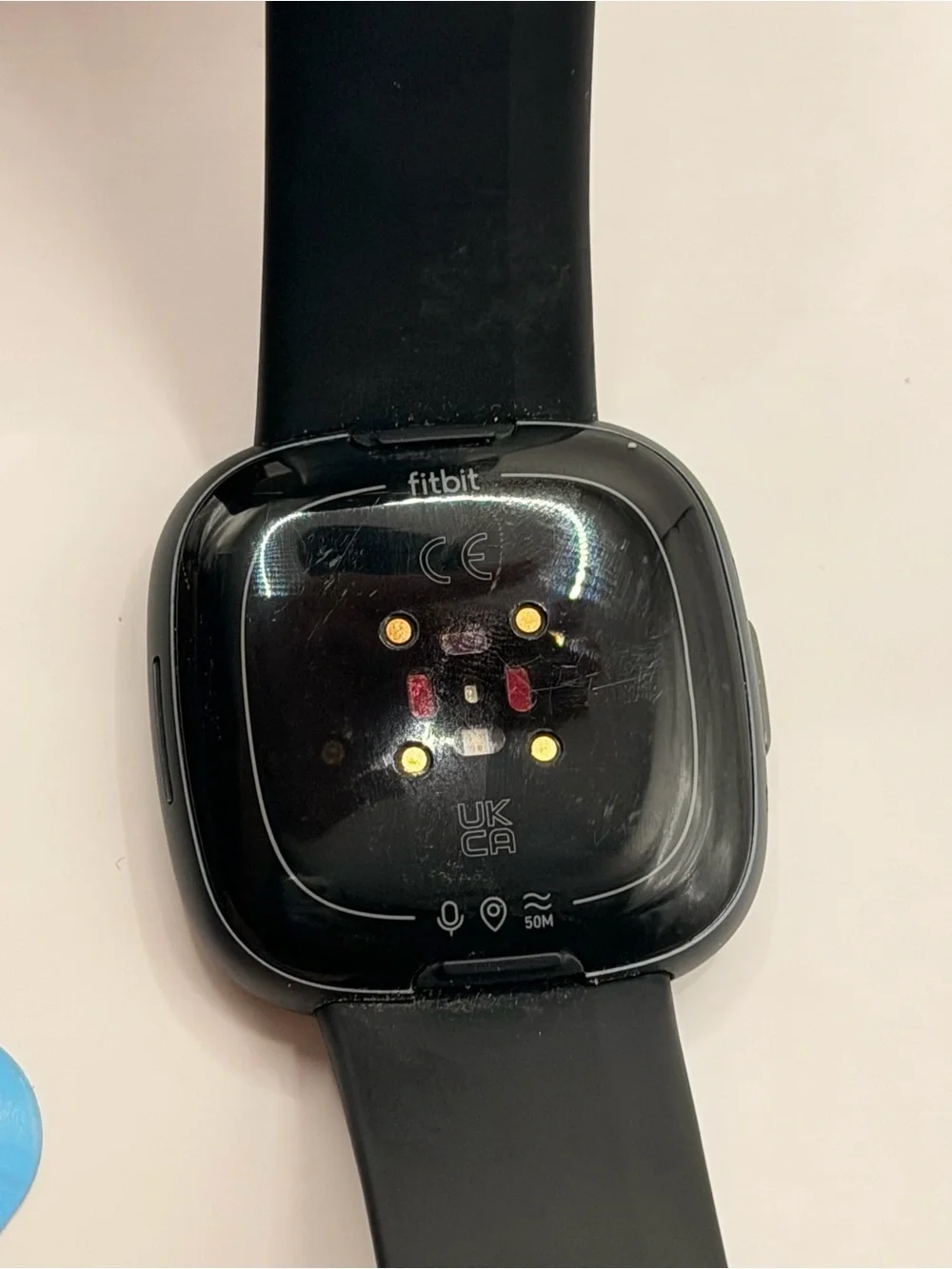 Fitbit Versa 4, Tested, Very Good, Charger Included, Black, Smartwatch